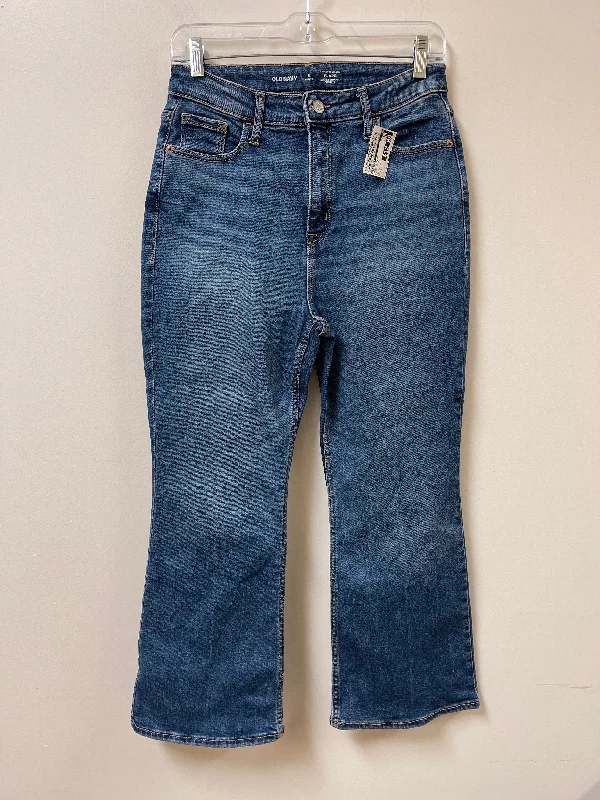 Jeans Flared By Old Navy In Blue Denim, Size: 6 Refined Men's Hand