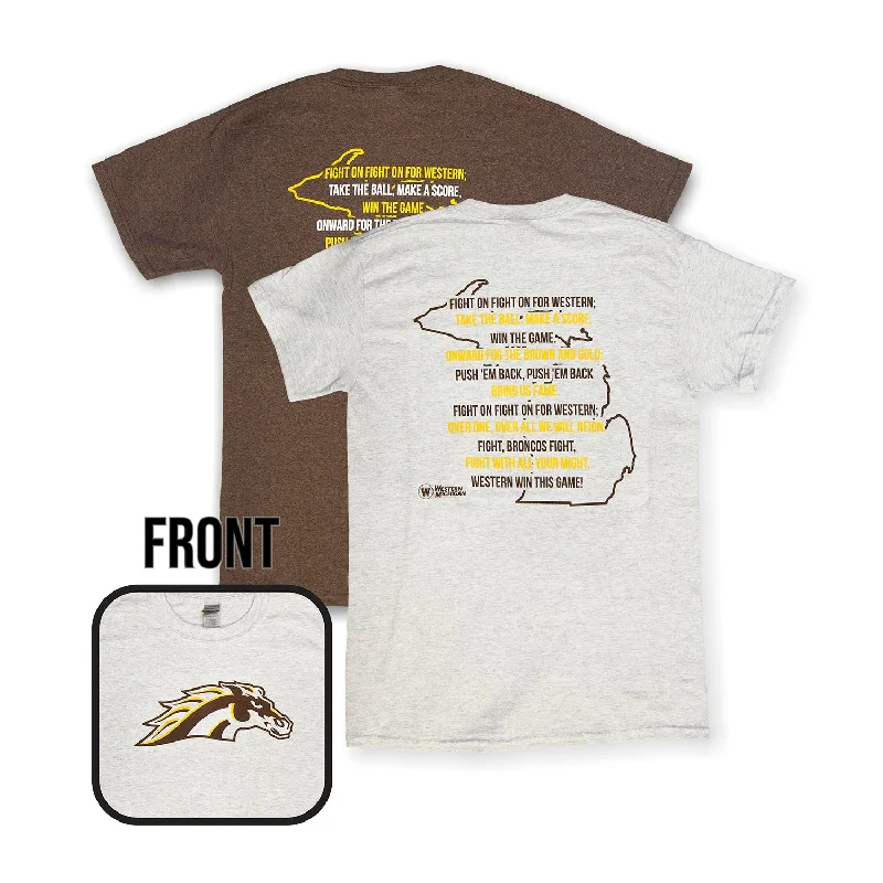 WMU Fight Song Tee Edgy Men's Punk