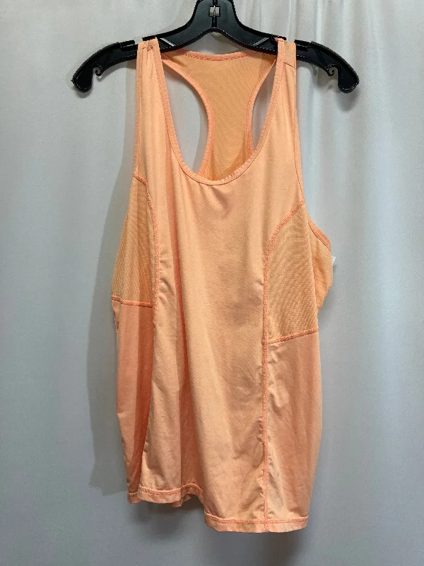 Athletic Tank Top By Xersion In Peach, Size: Xl Traditional Men's Country