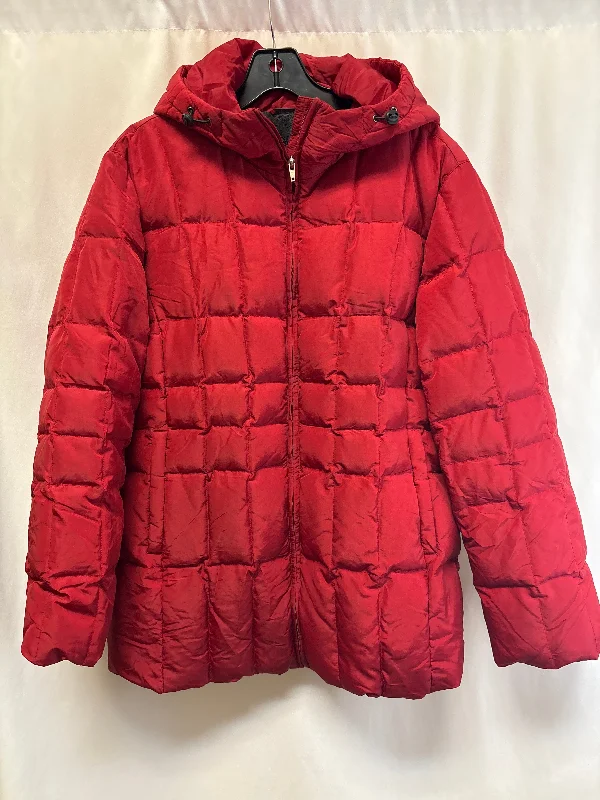 Coat Puffer & Quilted By Calvin Klein In Red, Size: L Casual Men's Japanese 