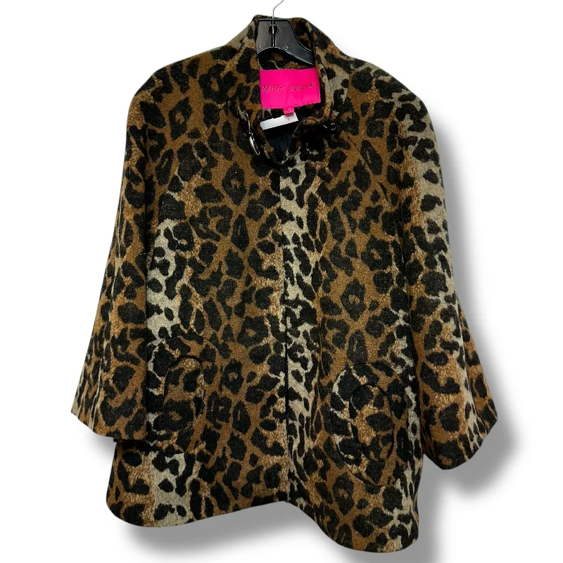 Coat Other By Betsey Johnson In Animal Print, Size: 1x Trendy Men's Bucket