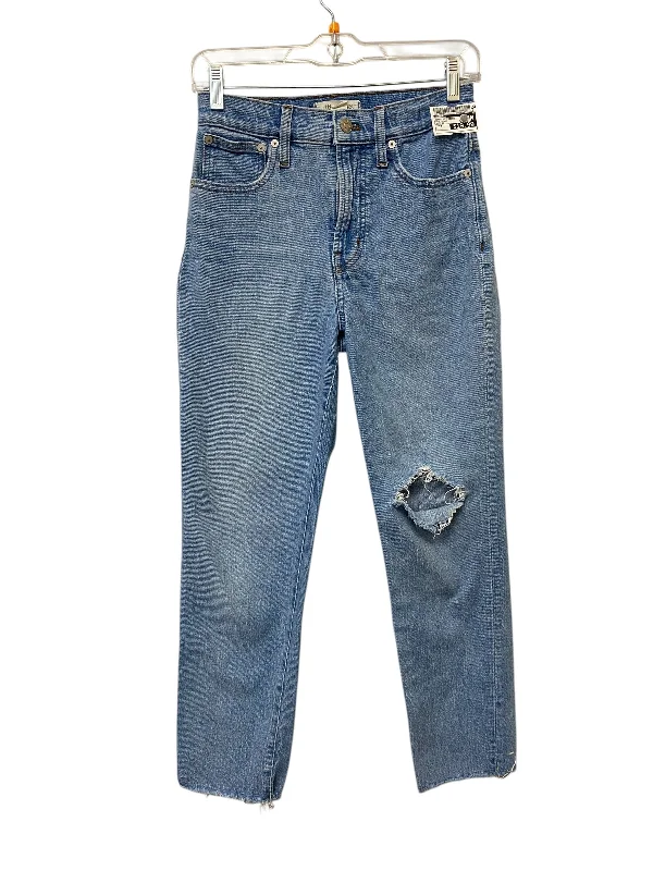 Jeans Boyfriend By Madewell In Blue Denim, Size: 0 Tough Men's Military