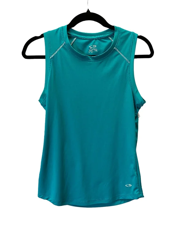 Athletic Tank Top By Champion In Teal, Size: S Hip Men's Retro