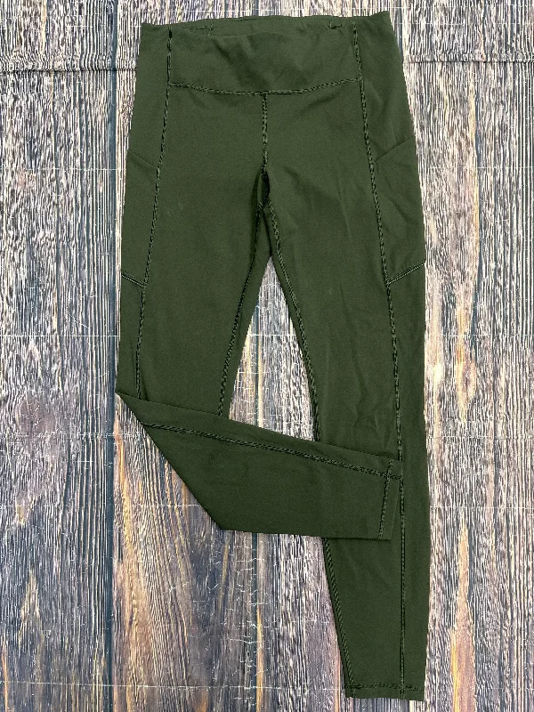 Green Athletic Leggings Lululemon, Size 8 Adventure