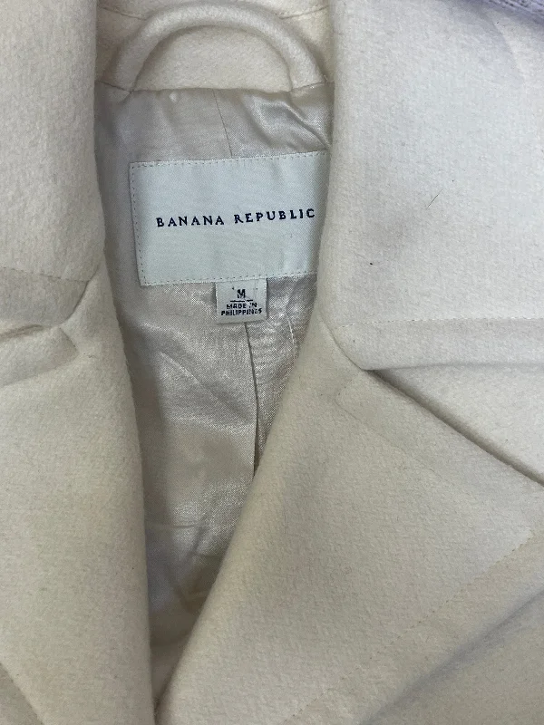 Coat Wool By Banana Republic In Cream, Size: M Confident Men's Power