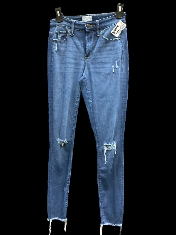 Jeans Boot Cut By Universal Thread In Blue Denim, Size: 00 Earthy Men's Sustainable 