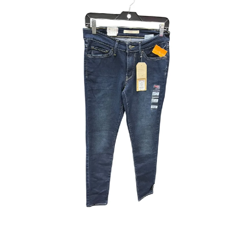 Jeans Skinny By Levis In Blue, Size: 6 Beach