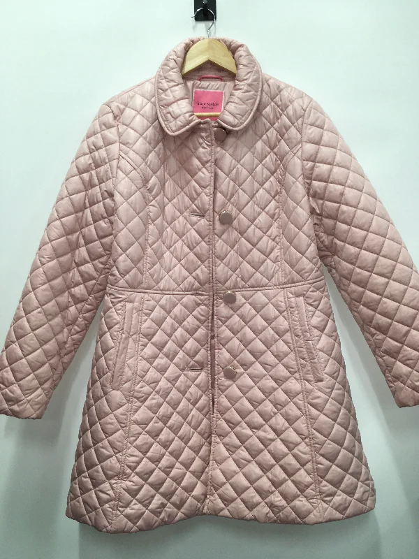 Coat Designer By Kate Spade In Pink, Size: L Cool Men's Distressed