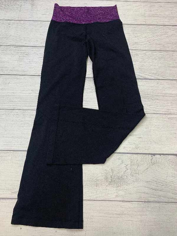 Black Athletic Leggings Lululemon, Size 6 Streetwear Style