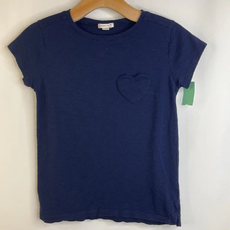 Size 12: Crewcuts Navy Blue w/ Heart Pocket T-Shirt Dynamic Men's High