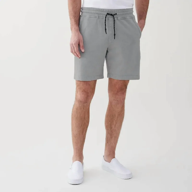 Chuck Pull On Short In Grey Refined Men's Velvet