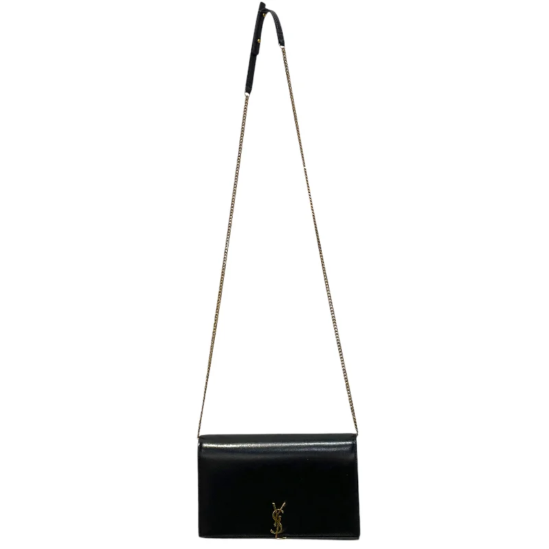 SAINT LAURENT/Cross Body Bag/Leather/BLK/Minibag Mono Sophisticated Men's 