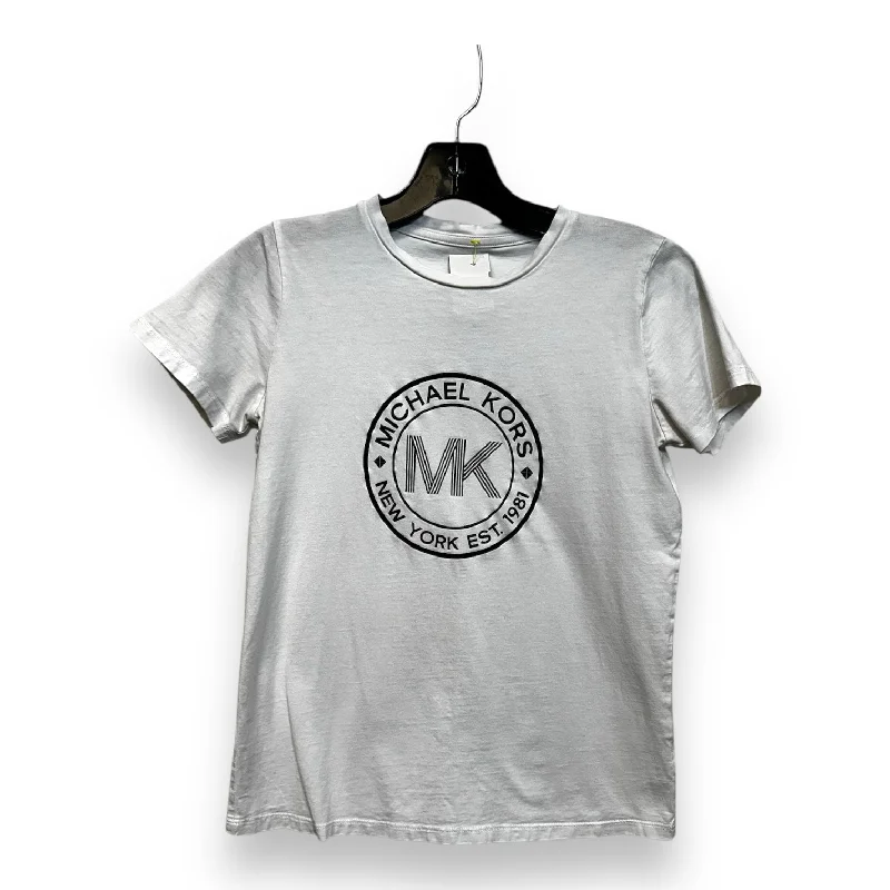 Top Short Sleeve Basic By Michael By Michael Kors In White, Size: Xs Sophisticated Men's French