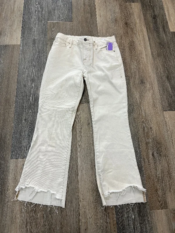 Jeans Boot Cut By Frame In Cream Denim, Size: 10 Stylish Men's Neon