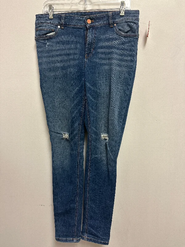 Jeans Skinny By White House Black Market In Blue Denim, Size: 10 Cclassic Men's Tweed