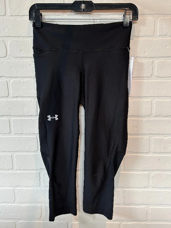 Black Athletic Leggings Capris Under Armour, Size 4 Refined Men's Classic 