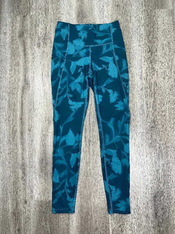 Teal Athletic Leggings All In Motion, Size Xs Edgy Men's Punk