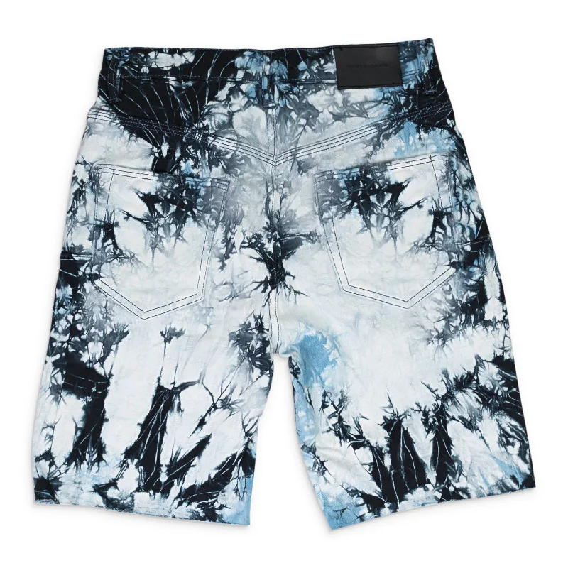 TIE DYE JACQUARD MONOGRAM Black SHORTS Beach