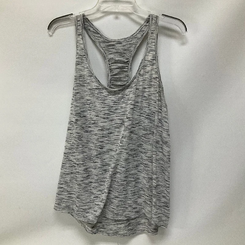 Athletic Tank Top By Lululemon In Grey, Size: 8 Confident Men's Power