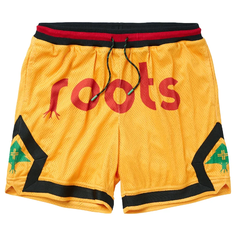 ORIGINAL ROOTS MESH SHORTS - YELLOW Elegant Men's Cashmere