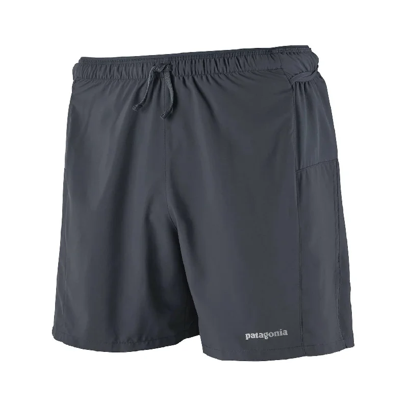 Men's Strider Pro Shorts - 5" Inseam In Smolder Blue Sleek Men's Metallic