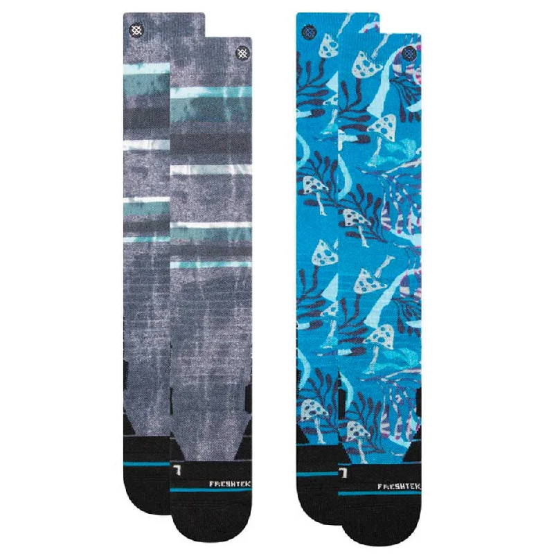 Stance Poly Snow OTC Socks - 2 Pack - Freeton/Teal Luxurious Men's High