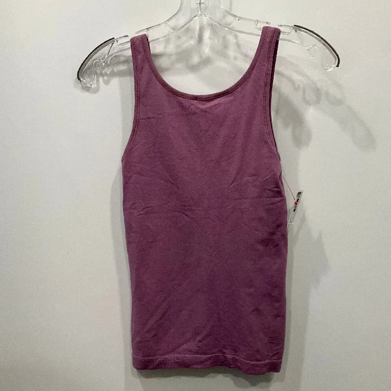 Athletic Tank Top By Lululemon In Purple, Size: 4 Polished Men's Satin