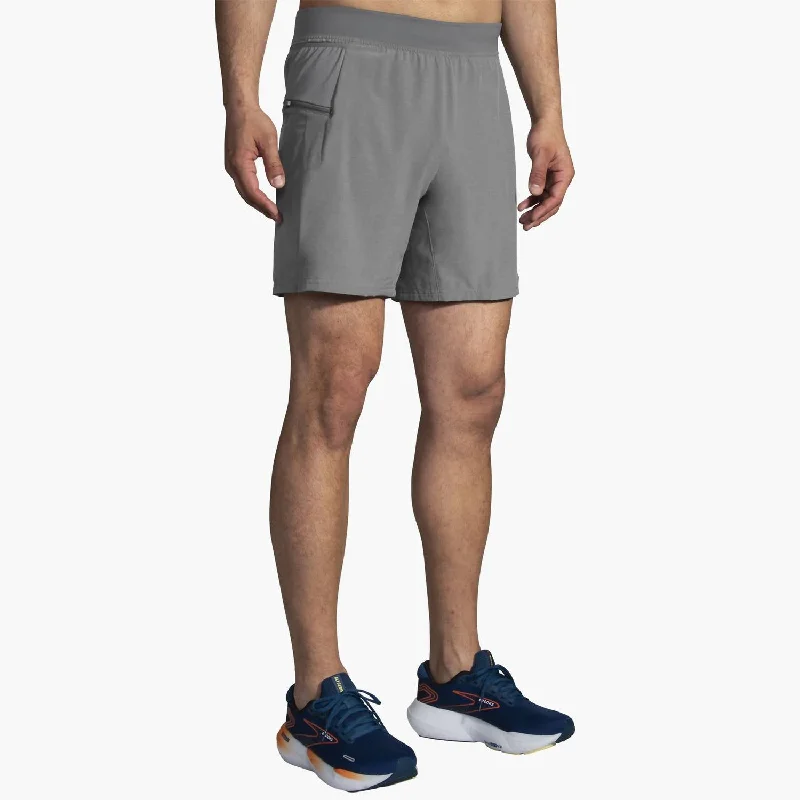 Sherpa 2-In-1 Short In Heather Charcoal Hip Men's Retro