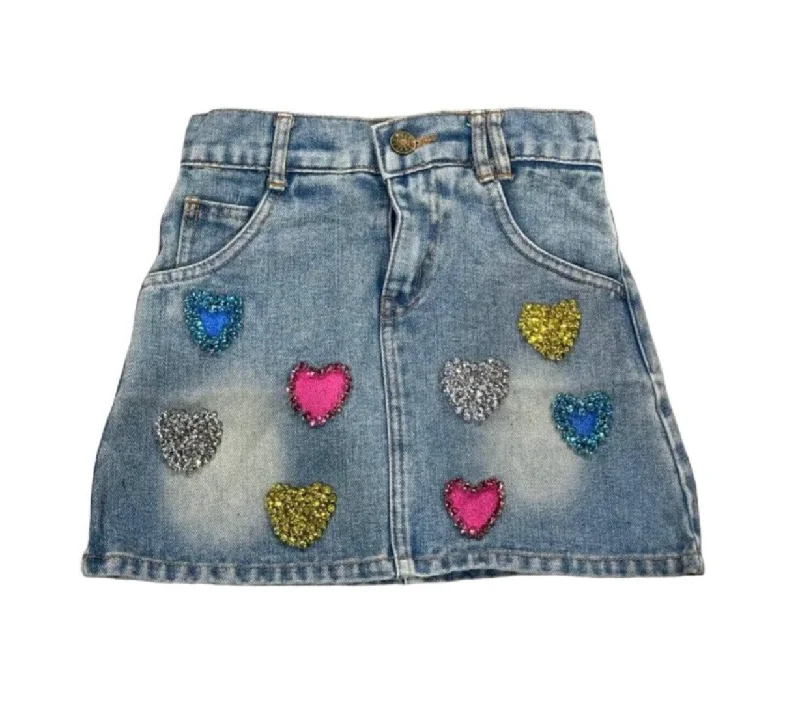 Sparkle Denim Skirt Sophisticated Men's 