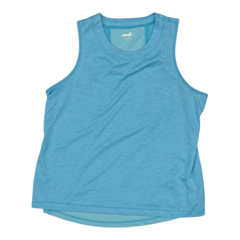 BLUE ATHLETIC TANK TOP by AVIA Size:S British Gentleman Style