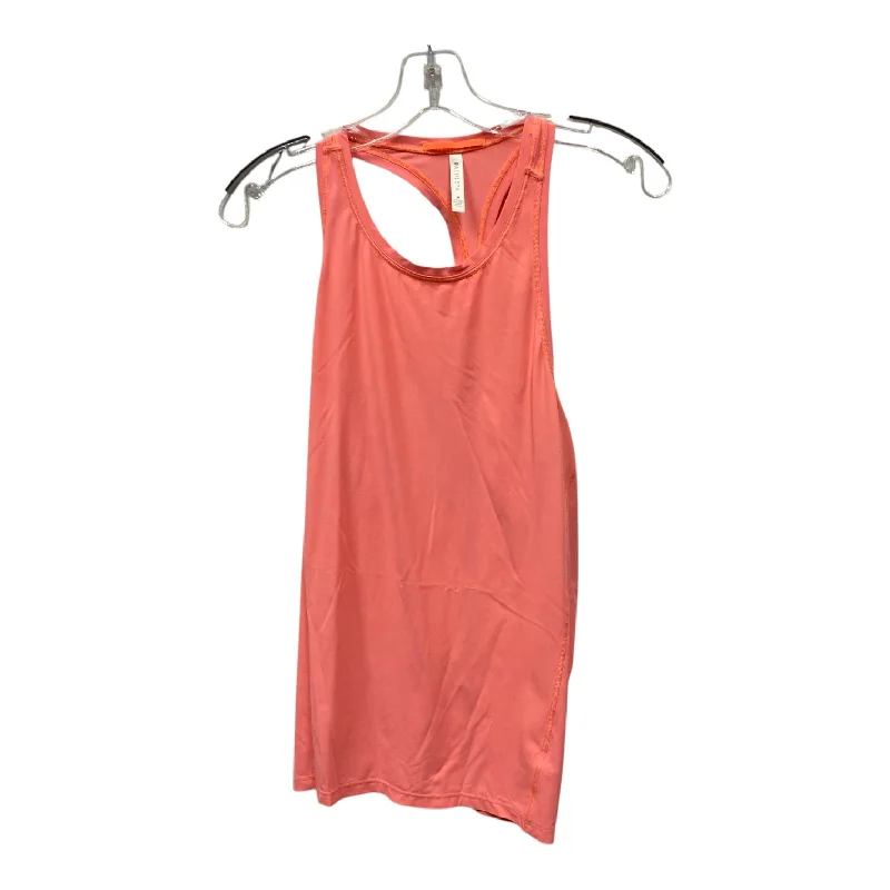 Athletic Tank Top By Athleta In Orange, Size:M Traditional Men's Wool