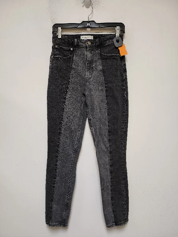 Jeans Skinny By Abercrombie And Fitch In Grey Denim, Size: 2 Sleek Men's Contemporary 