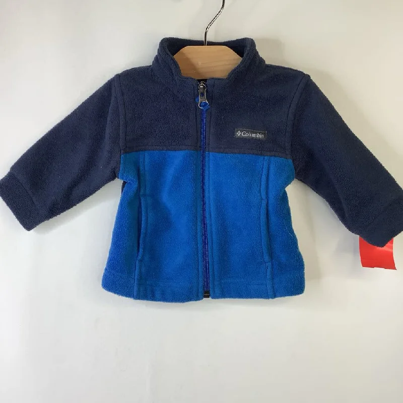 Size 3-6m: Columbia Blue Fleece Jacket Classic Men's Pin