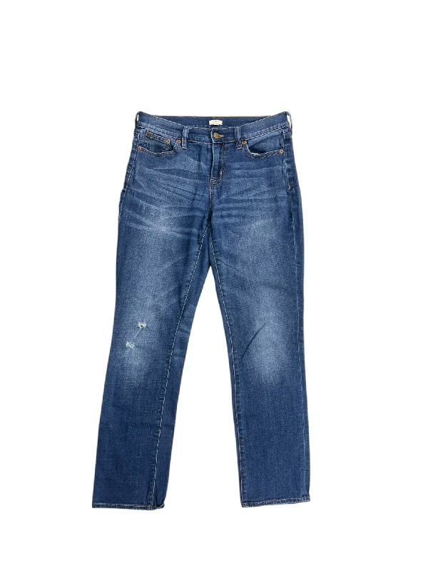 Jeans Straight By J. Crew In Blue Denim, Size: 26 Gym