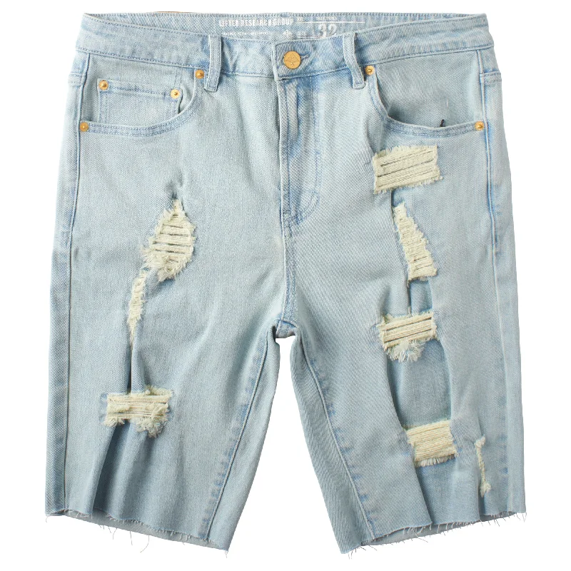 REAPER JEAN SHORTS - BLUE Masculine Men's Thick