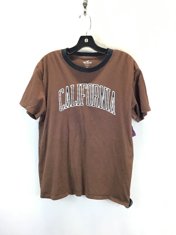 Top Short Sleeve By Hollister  Size: M Casual Men's Loose