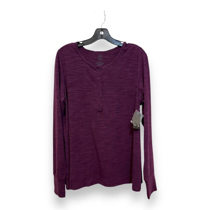 Top Long Sleeve Basic By Torrid In Purple, Size: M Dapper Men's Bow