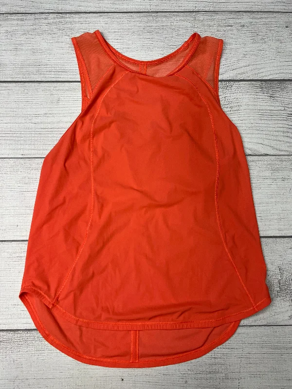 Athletic Tank Top By Lululemon In Orange, Size: M Tough Men's Tactical