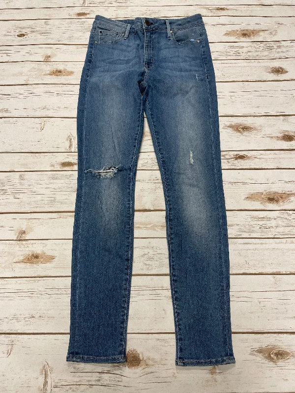 Jeans Skinny By Parker Smith In Blue Denim, Size: 8 Vacation