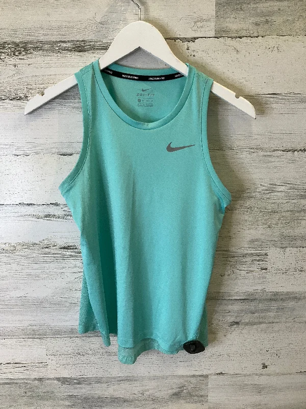 Athletic Tank Top By Nike In Aqua, Size: Xs Bold Men's Animal