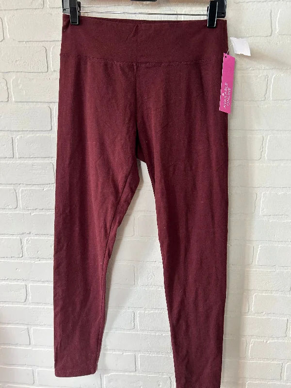 Red Athletic Leggings Aerie, Size 12 Stylish Men's Neon