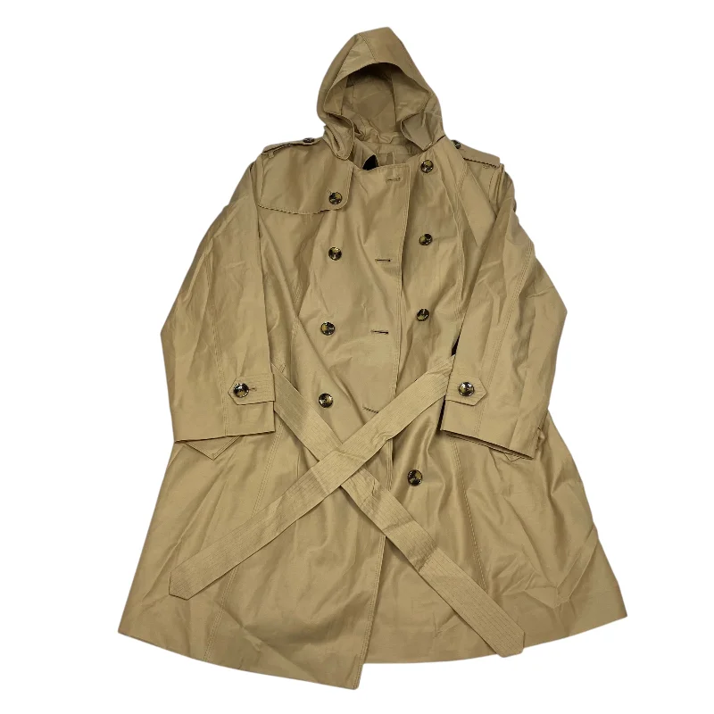 Coat Raincoat By London Fog In Tan, Size: Xxl Laid