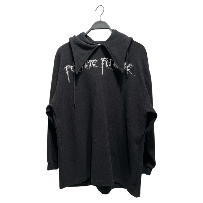 BALENCIAGA/Hoodie/S/Cotton/BLK/ Artistic Men's Avant