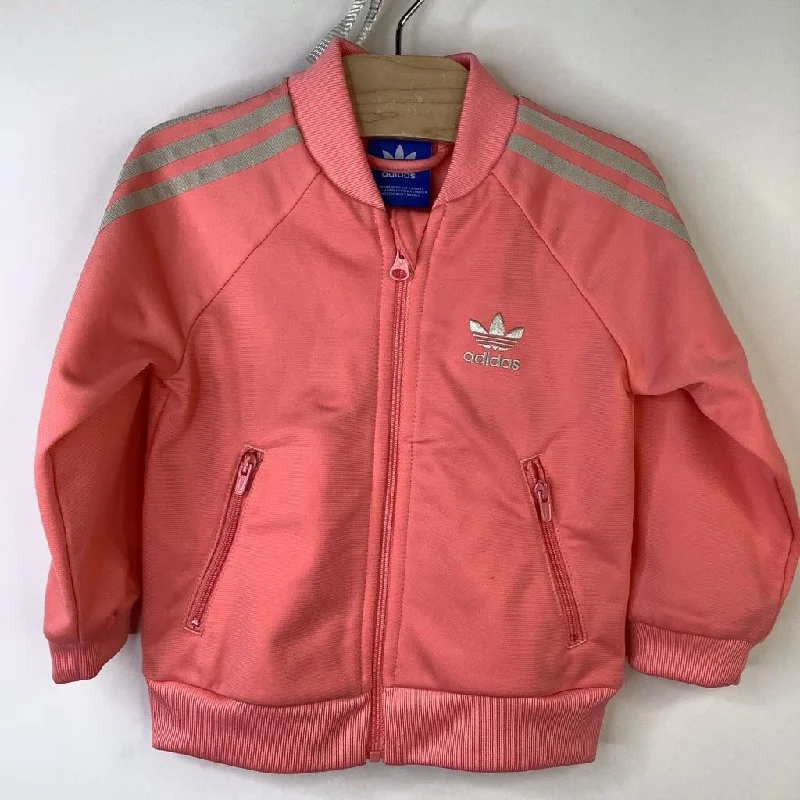 Size 9-12m: Adidas Peach Zip-up Jacket Tough Men's Tactical