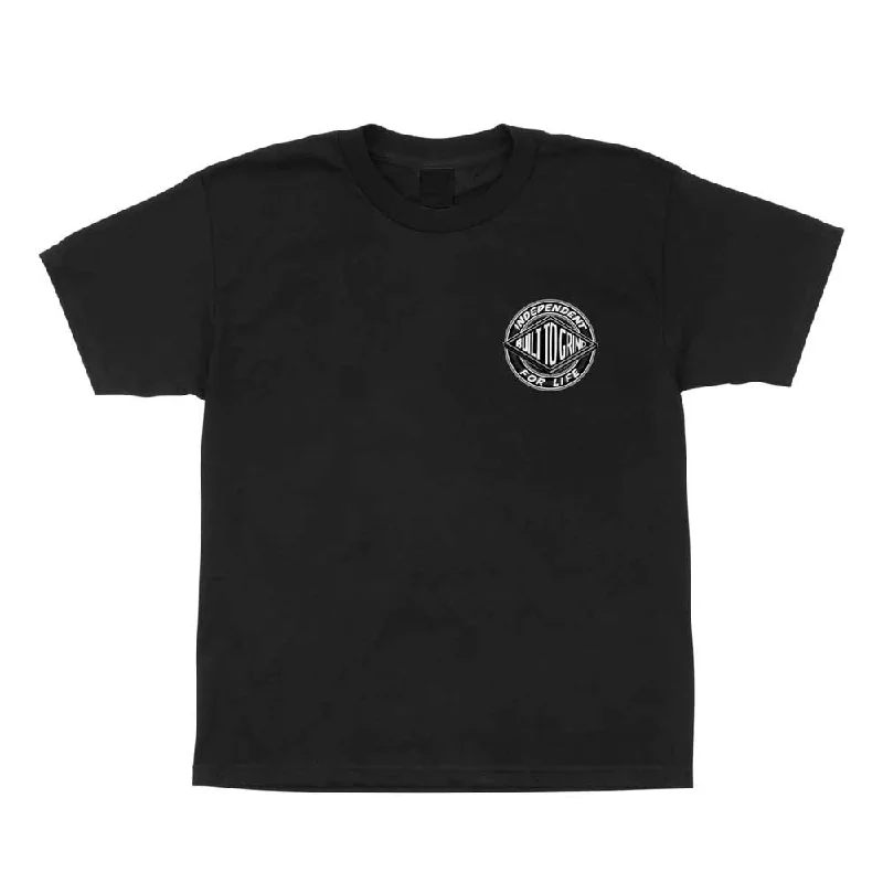 Independent For Life Clutch Youth T-Shirt - Black Tough Men's Military