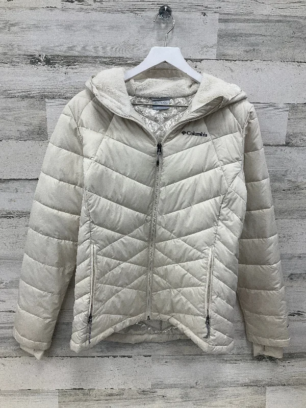 Coat Puffer & Quilted By Columbia In Cream, Size: L Stylish Men's Tropical 