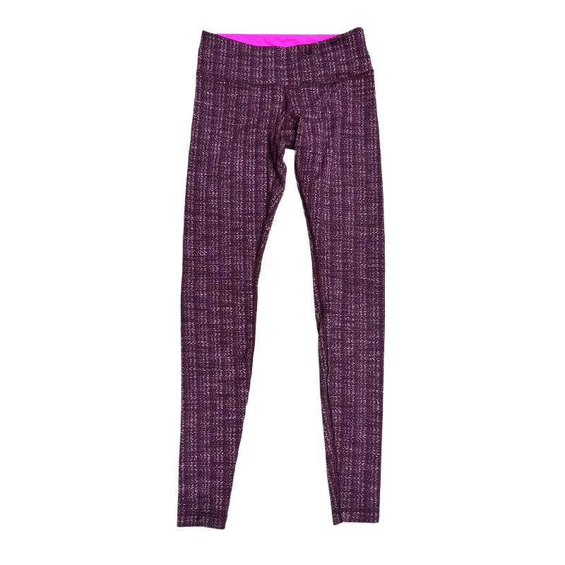 Pink & Purple Athletic Leggings By Lululemon, Size: 6 Organic