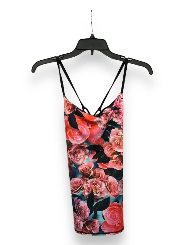 Athletic Tank Top By Lululemon In Floral Print, Size: S Business