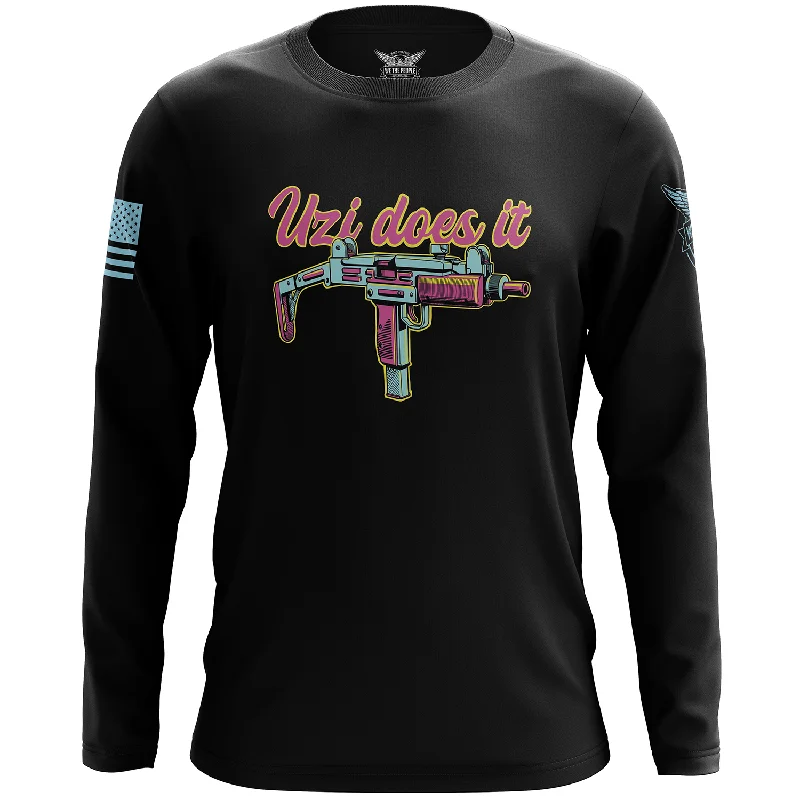 Uzi Does It Long Sleeve Shirt Organic