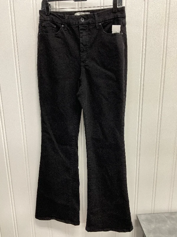 Jeans Boot Cut By Anne Klein In Black, Size: 10 Sharp Men's Italian